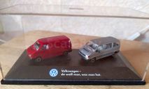 VW Caravelle + VW Transporter, редкая масштабная модель, Volkswagen, Praliné, scale87