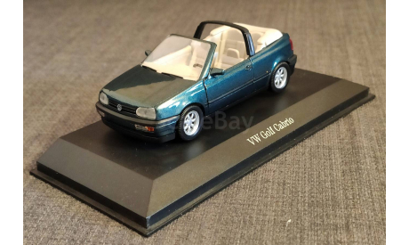 VW Golf Cabrio, редкая масштабная модель, Volkswagen, Schabak, scale43