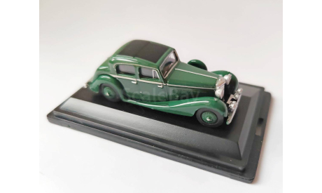 Jaguar SS 2.5 Saloon Suede Green, масштабная модель, Oxford Diecast, 1:72, 1/72