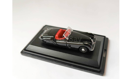 Jaguar XK120 Black, масштабная модель, Oxford Diecast, 1:72, 1/72