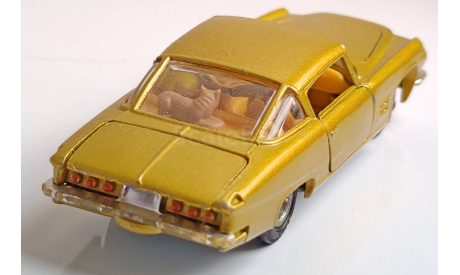 Ghia L 6.4 with Chrysler V8 Engine, Yelow, редкая масштабная модель, Corgi Toys, 1:43, 1/43