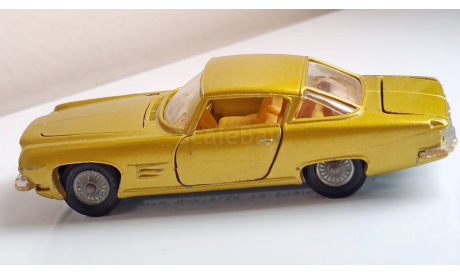Ghia L 6.4 with Chrysler V8 Engine, Yelow, редкая масштабная модель, Corgi Toys, 1:43, 1/43