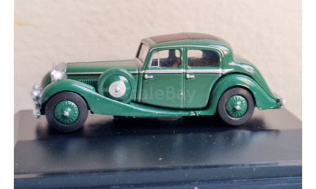 Jaguar SS 2.5 Saloon Suede Green, масштабная модель, Oxford Diecast, 1:72, 1/72