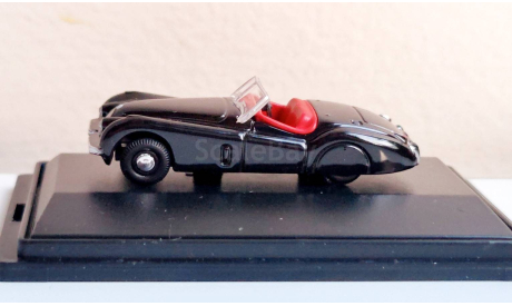 Jaguar XK120 Black, масштабная модель, Oxford Diecast, 1:72, 1/72