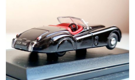Jaguar XK120 Black, масштабная модель, Oxford Diecast, 1:72, 1/72