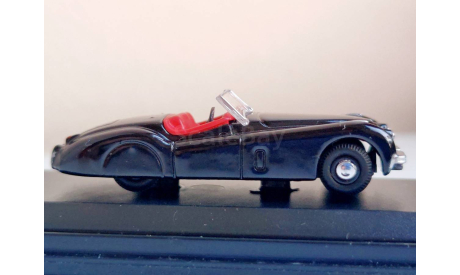 Jaguar XK120 Black, масштабная модель, Oxford Diecast, 1:72, 1/72