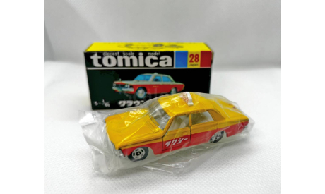 Toyota Crown Taxi, редкая масштабная модель, Tomica, scale64