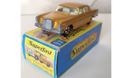 Mercedes-Benz 300 SE, редкая масштабная модель, Matchbox, 1:64, 1/64