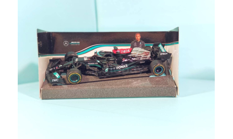 Mercedes -AMG F1 W12 E Performance #44, 2021 г. Lewis Hamilton, масштабная модель, BBurago, Mercedes-Benz, scale43