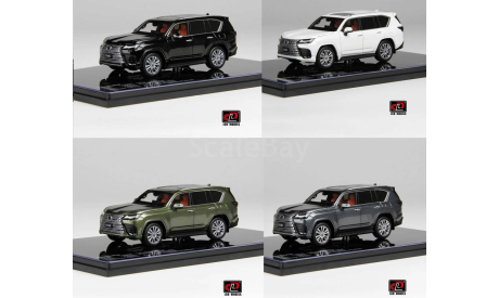 Lexus LX 600 зелёный (LCD Model) РАСПРОДАЖА, масштабная модель, scale43
