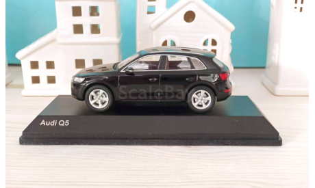 Audi Q5 (FY) (2017) black, масштабная модель, Kyosho, scale43