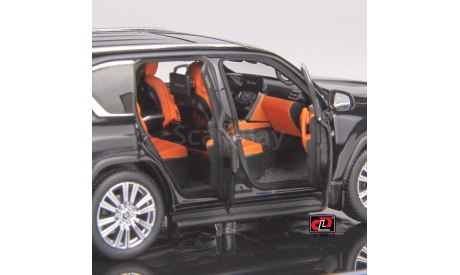 Lexus LX 600 (LCD Model) черный (в наличии), масштабная модель, scale43