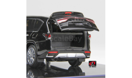 Lexus LX 600 (LCD Model) черный (в наличии), масштабная модель, scale43