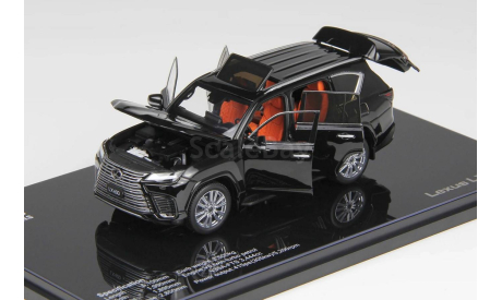 Lexus LX 600 (LCD Model) черный (в наличии), масштабная модель, scale43