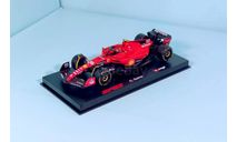 Ferrari SF23  #55 F1 2023_Carlos Sainz – Jr (Formula 1) в боксе, масштабная модель, BBurago, scale43