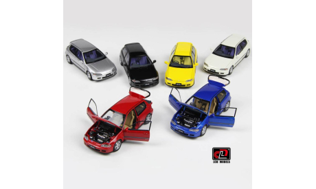 Honda Civic SIR II EG6 Vtec Hatchback blue (LCD Model), масштабная модель, scale43