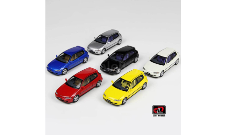 Honda Civic SIR II EG6 Vtec Hatchback blue (LCD Model), масштабная модель, scale43