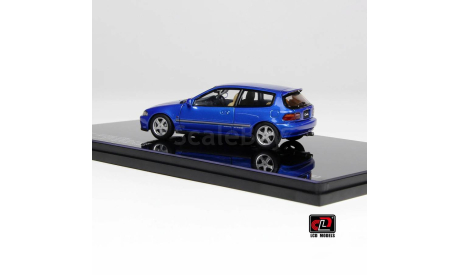 Honda Civic SIR II EG6 Vtec Hatchback blue (LCD Model), масштабная модель, scale43