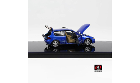 Honda Civic SIR II EG6 Vtec Hatchback blue (LCD Model), масштабная модель, scale43