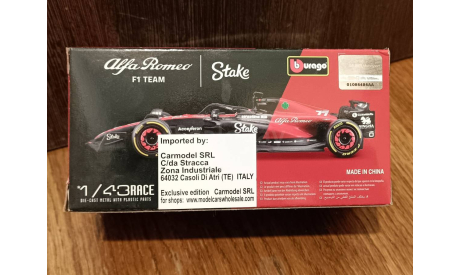 Alfa Romeo C43 #77 Valtteri Bottas (Formula 1 F1), масштабная модель, scale43, BBurago