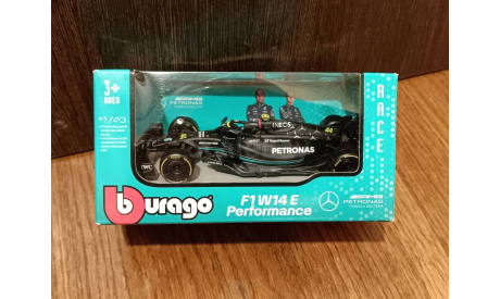 Mercedes-AMG F1 W14 E #44 2023 Lewis Hamilton (Formula 1 F1), масштабная модель, scale43, BBurago, Mercedes-Benz