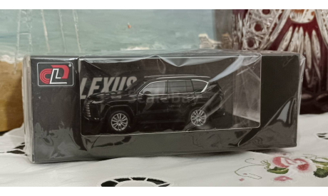 Lexus LX 600 (LCD Model) черный (в наличии), масштабная модель, scale43