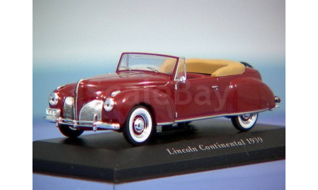 Lincoln Continental 1938, масштабная модель, scale43, Altaya