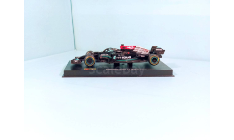 Mercedes -AMG F1 W12 E Performance #77, 2021 г. Valtteri Bottas, масштабная модель, BBurago, Mercedes-Benz, scale43