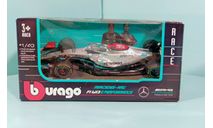 Mercedes-AMG F1 W13 E-Performance #63 F1- 2022 George Russell, масштабная модель, scale43, BBurago, Mercedes-Benz