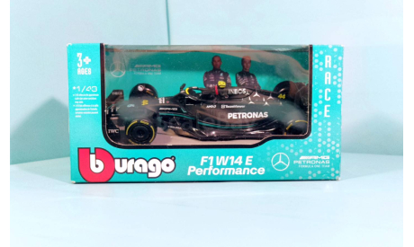 Mercedes-AMG F1 W14 E #44 2023 Lewis Hamilton (Formula 1 F1), масштабная модель, scale43, BBurago, Mercedes-Benz