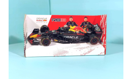 Red Bull Racing RB18 #1 World Champion Max Verstappen, масштабная модель, scale43, BBurago, Red Bull F1