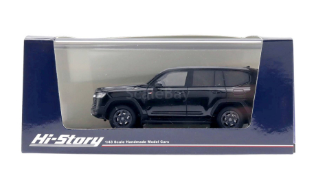 Toyota Land Cruiser 300 GR Sport (Hi-Story) black, масштабная модель, scale43