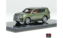 Lexus LX 600 зелёный (LCD Model) РАСПРОДАЖА, масштабная модель, scale43