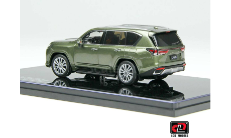 Lexus LX 600 зелёный (LCD Model) РАСПРОДАЖА, масштабная модель, scale43