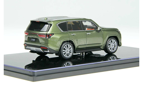 Lexus LX 600 зелёный (LCD Model) РАСПРОДАЖА, масштабная модель, scale43