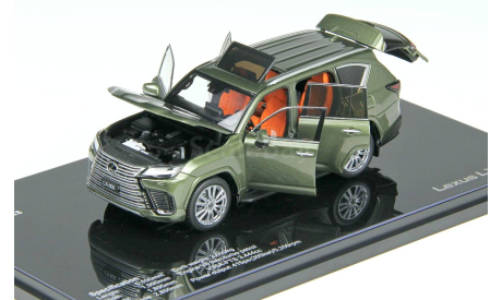Lexus LX 600 зелёный (LCD Model) РАСПРОДАЖА, масштабная модель, scale43