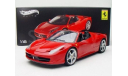 1 18 Ferrari 458 Italia Spider 2011 г, HW Elite, масштабная модель, Hot Wheels Elite, scale18