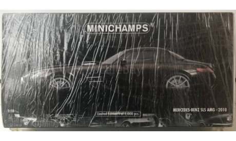 1 18 Mercedes SLS AMG Coupe 2010 г., масштабная модель, Mercedes-Benz, Minichamps, scale18
