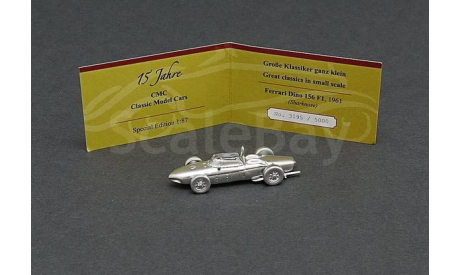 1 87 Ferrari 156 F1 ’Sharknose’ 1961г.,CMC, масштабная модель, 1:87, 1/87