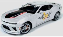 1 18 Chevrolet Camaro SS 2017г, Official Pace Car Indy 500 2018 г., масштабная модель, ERTL (Auto World), scale18