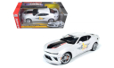 1 18 Chevrolet Camaro SS 2017г, Official Pace Car Indy 500 2018 г., масштабная модель, ERTL (Auto World), scale18