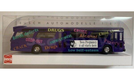1:87 GMC TDH-5301 ’Fishbowl’ City Bus, масштабная модель, Busch, 1/87