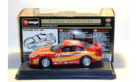 1:24 Porsche GT 3 Cup 1997 No.22 Wilkinson Sword, масштабная модель, burago, scale24