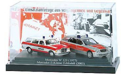 1:87 Mercedes Benz W123 + Mercedes E-Class