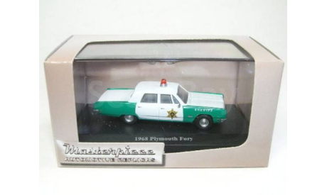 1:87 Plymouth Fury I US Sheriff (1968), масштабная модель, MASTERPIECE, scale87