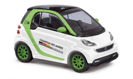 1:87 Smart Fortwo 2012 ’Fußball-Fan’, масштабная модель, Busch, scale87