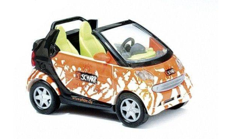 1:87 Smart Fortwo 2012 ’Fußball-Fan’, масштабная модель, Busch, scale87