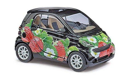 1:87 Smart Fortwo 2012 ’Fußball-Fan’, масштабная модель, Busch, scale87