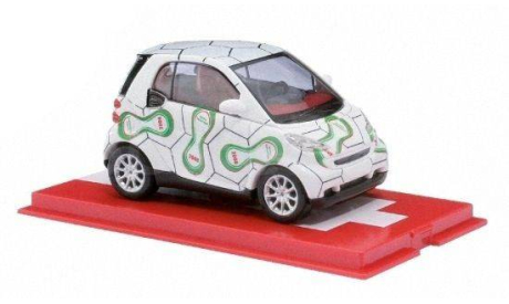 1:87 Smart Fortwo 2012 ’Fußball-Fan’, масштабная модель, Busch, scale87