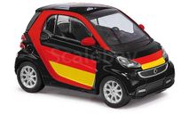 1:87 Smart Fortwo 2012 ’Fußball-Fan’, масштабная модель, Busch, scale87